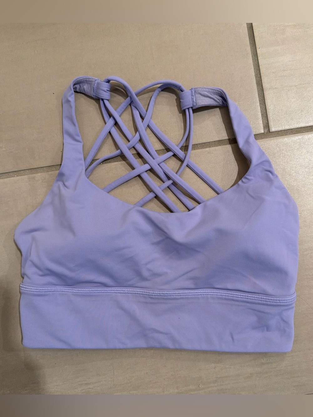 Lululemon free to be serene bra size 6 purple